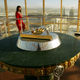 Nazarbayev’s handprint sits at the apex of Bayterek.